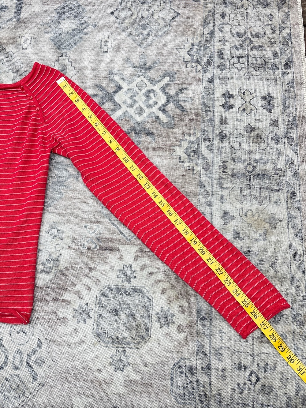 *SOLD* Willi Smith 100% Cotton Breton Stripe Boat Neck Sweater | Medium - Picture 8 of 10